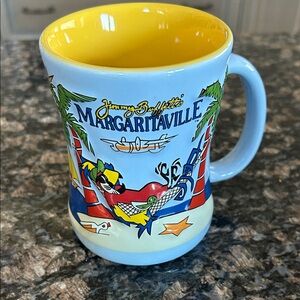 JIMMY BUFFERT'S MARGARITAVILLE PARROTT IN  HAMMOCK EMBOSSED MUG